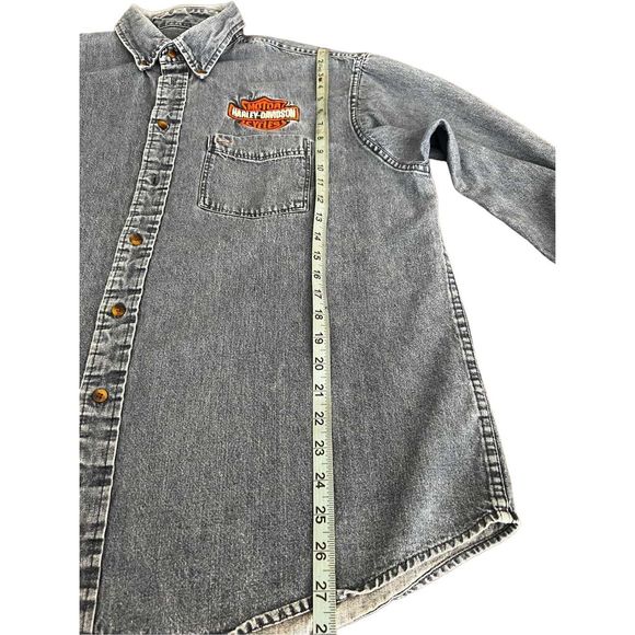 Izod Blue Casual Button Down Shirt - Picture 6 of 9